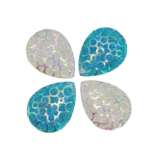 Resin Cab - Teardrop Large, Circles