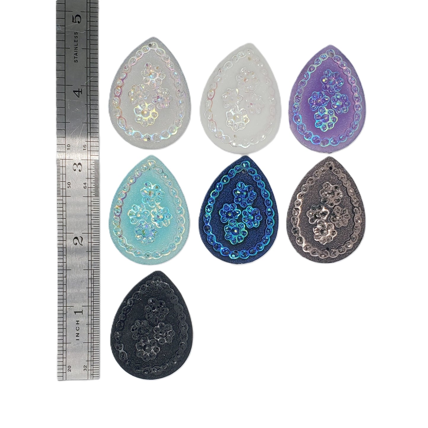 Resin Cab - Teardrop Large, Paisley