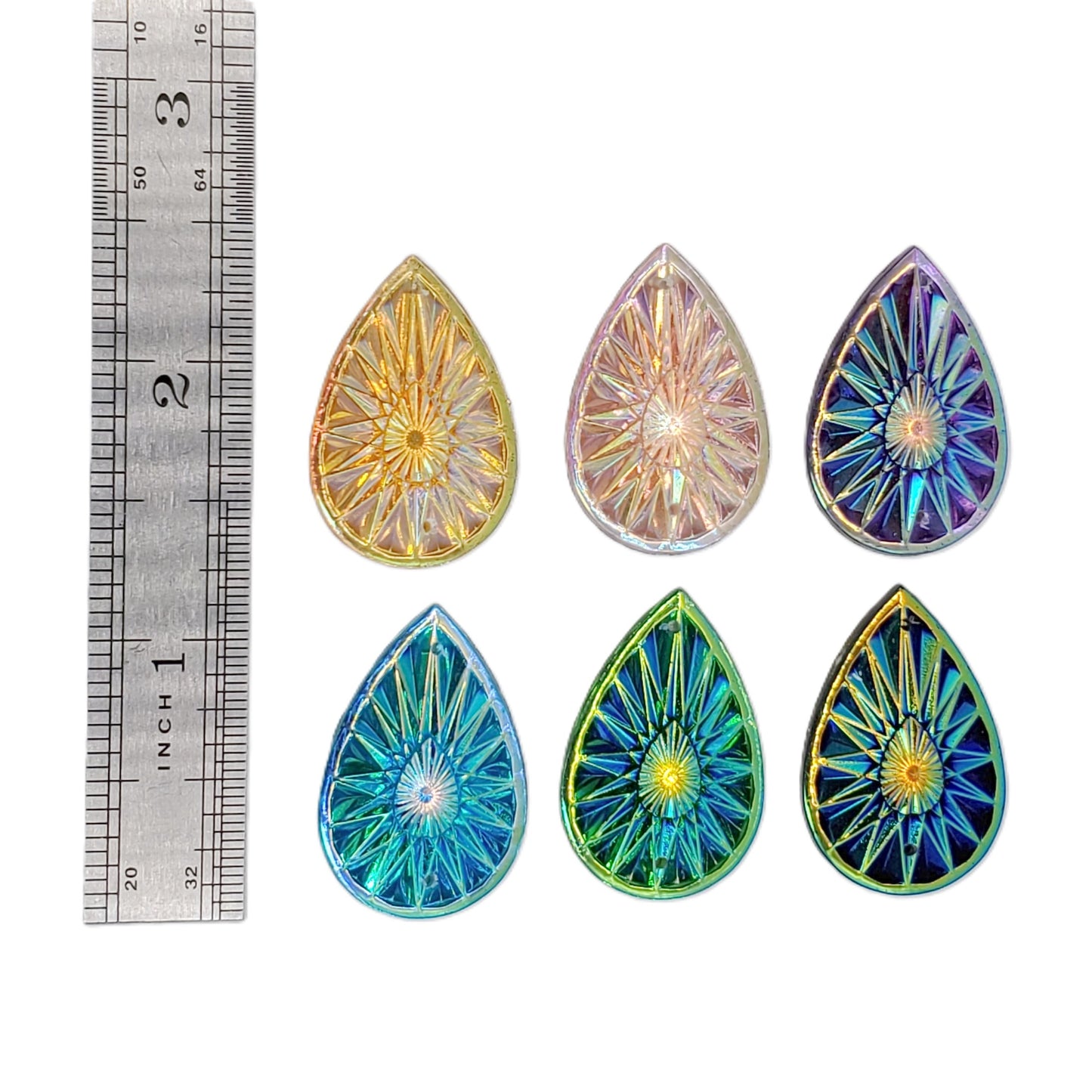 Resin Cab - Teardrop Medium, Starburst