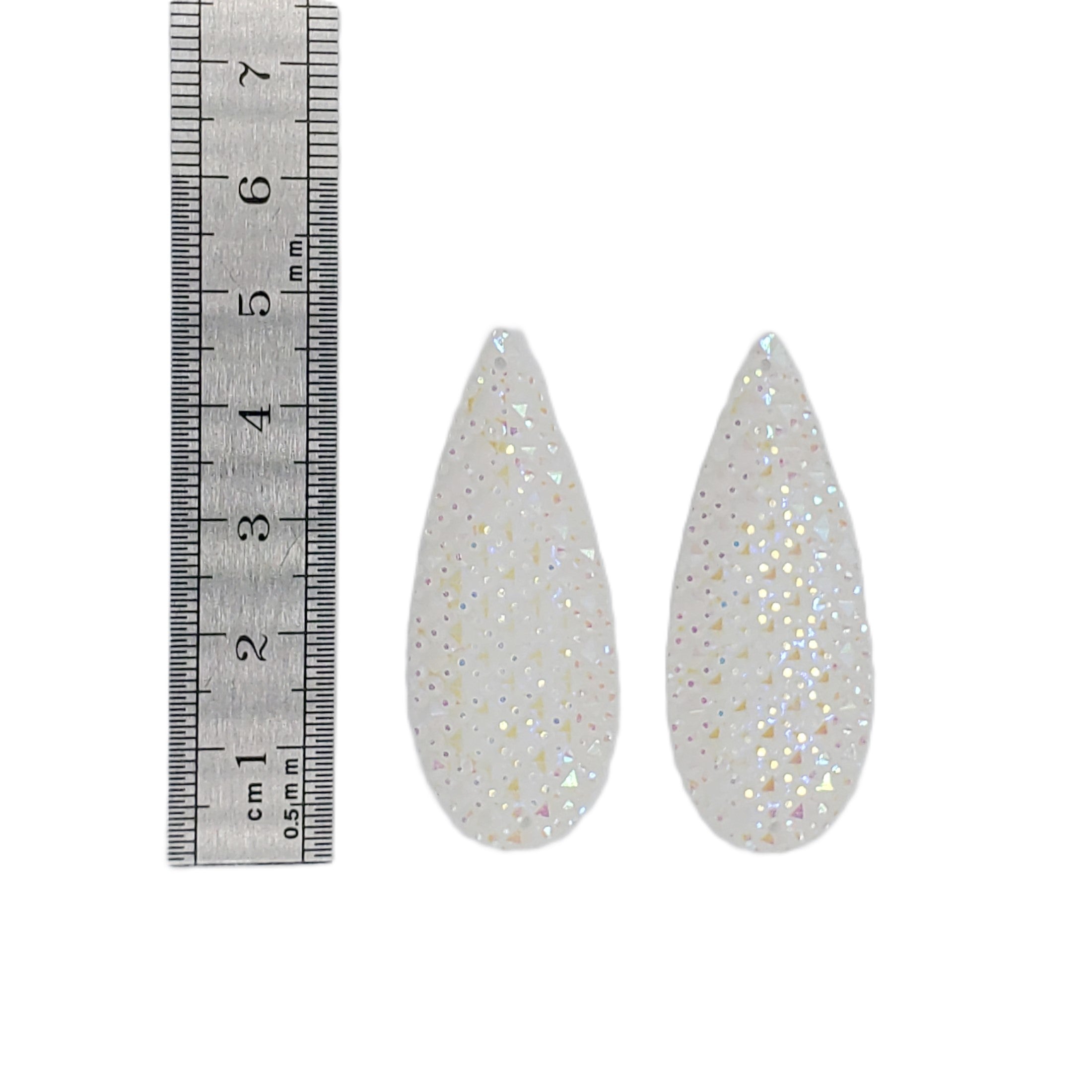 Resin Cab - Waterdrop Large, Studded