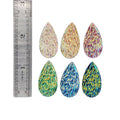 Resin Cab - Waterdrop Medium, Feather Texture