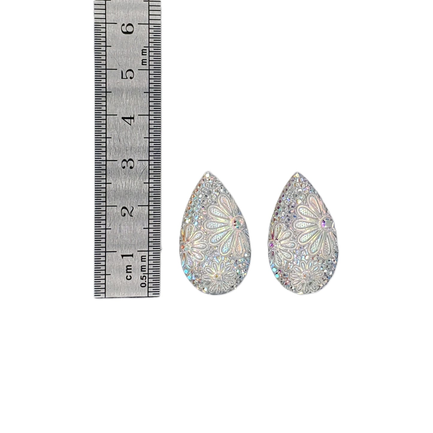 Resin Cab - Waterdrop Medium, Flower