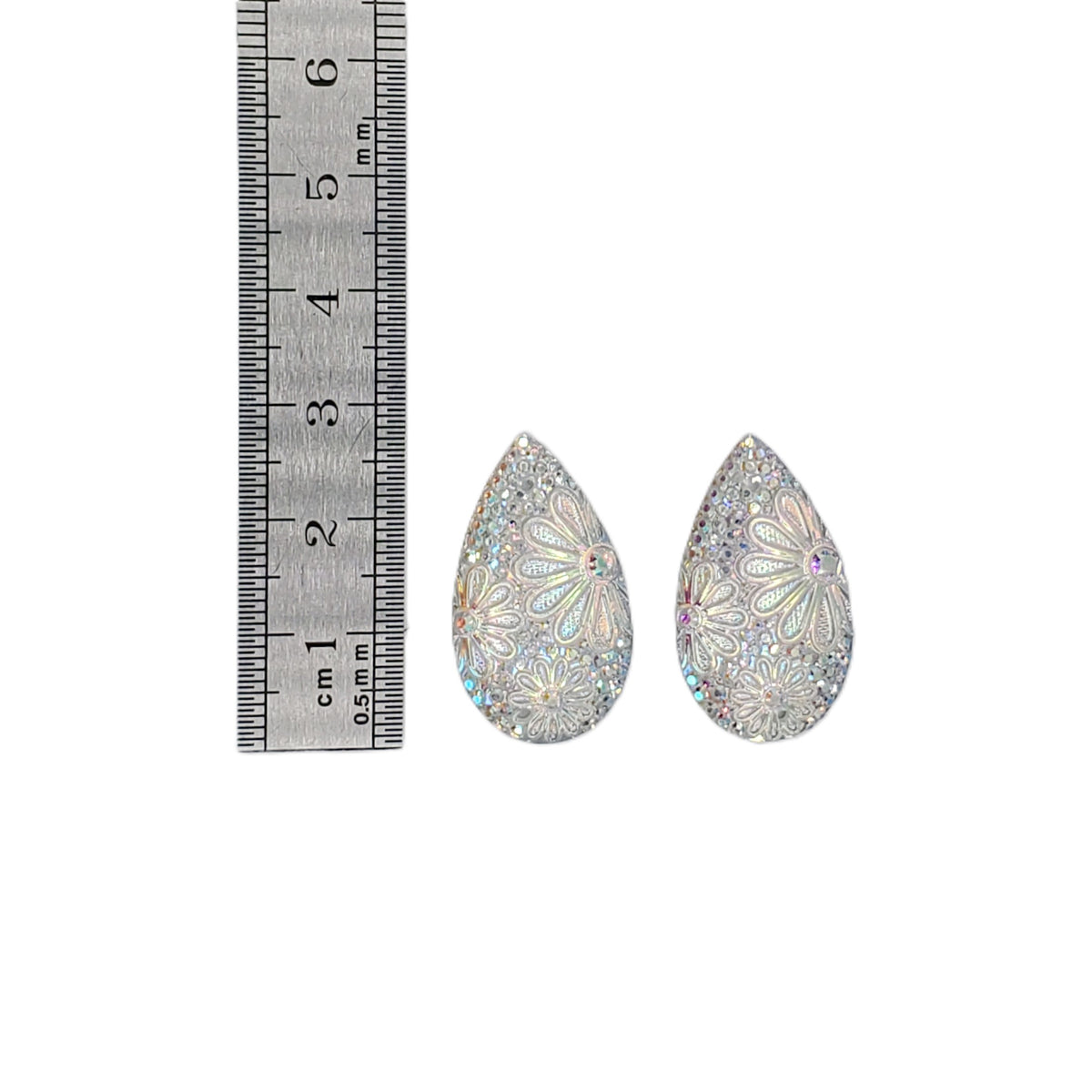 Resin Cab - Waterdrop Medium, Flower