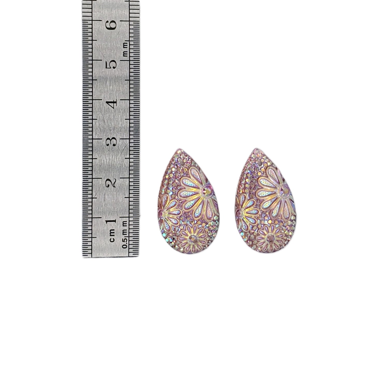 Resin Cab - Waterdrop Medium, Flower