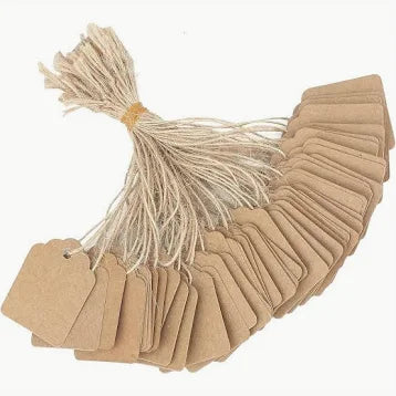 kraft shopping tags for pricing & labeling