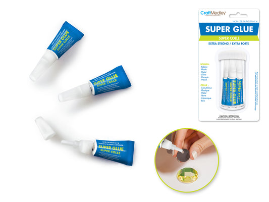 Super Glue, 3 x 1g