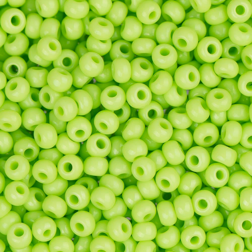 10-53410, Czech 22g Opaque Pale Green