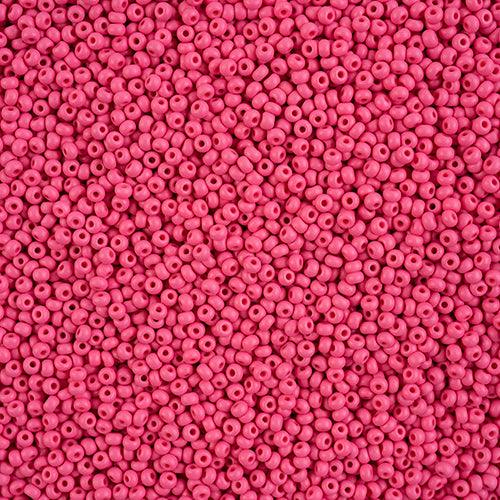 10-42132, Czech 22g PermaLux Dyed Chalk Fuchsia Matte - PoCo Inspired