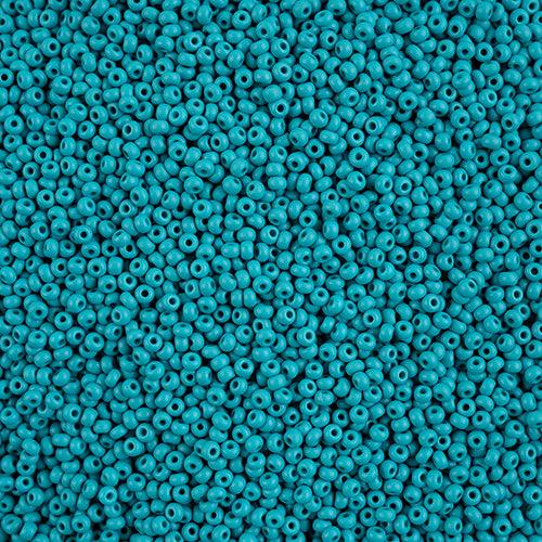 10-42139, Czech 22g PermaLux Dyed Teal Matte - PoCo Inspired