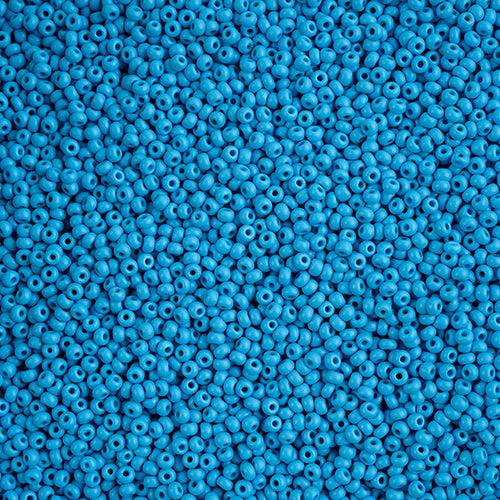 10-42140, Czech 22g PermaLux Dyed Dk. Turquoise Matte - PoCo Inspired
