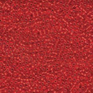 11-10F, Miyuki 22g S/L Matte Flame Red