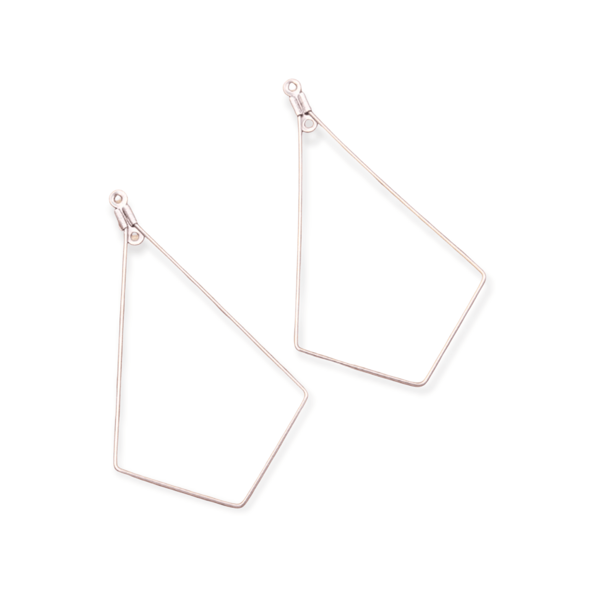 Beading Hoop SHAPE W/Tab/Hole 5pr