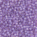 8-574, Miyuki 22g Silver Lined Lilac Opal