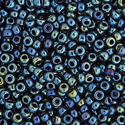 11-456, Miyuki 22g Gunmetal Iris
