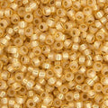 11-578, Miyuki 22g Silver Lined Light Amber Alabaster
