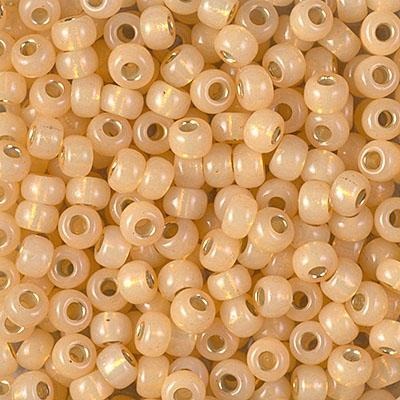6-552, Miyuki 20g Silver Lined Light Orange Alabaster