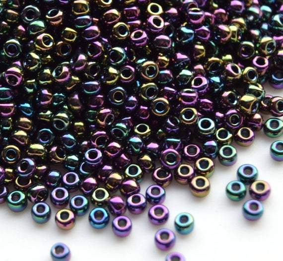 15-455, Miyuki 8.2g Variegated Metallic Iris