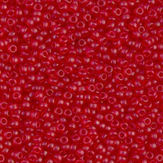 6-141FR, Miyuki 20g Matte Transparent Ruby AB