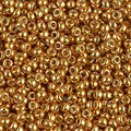8-4203, Miyuki 22g Duracoat Galvanized Yellow Gold