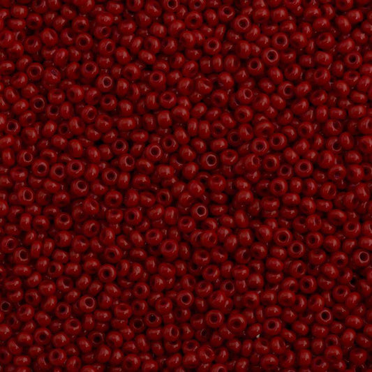 10-01203, Czech 22g Transparent Dark Red