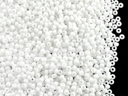 11-03050M, Czech 22g Matte Opaque Chalk White
