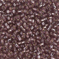8-12, Miyuki 22g Silver Lined Smoky Amethyst