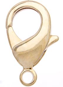 Lobster Clasp, 15mm - 10pc