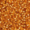 11-4, Miyuki 22g Silver Lined Dark Gold