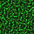 11-16, Miyuki 22g Silver Lined Green