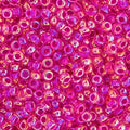 11-355, Miyuki 22g Hot Pink Lined Crystal AB