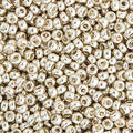 11-1051, Miyuki 22g Galvanized Silver