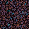 11-2005, Miyuki 22g Matte Metallic Dark Raspberry Iris
