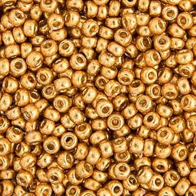 11-4202, Miyuki 22g Duracoat Galvanized Gold