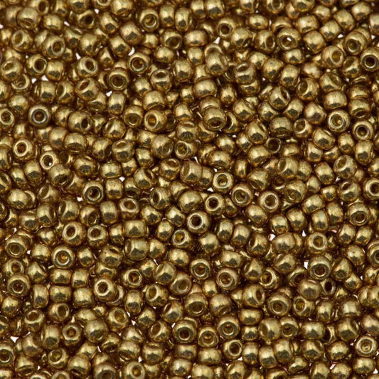 11-4204, Miyuki 22g Duracoat Galvanized Champagne