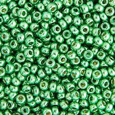 11-4214, Miyuki 22g Duracoat Galvanized Dk Mint Green