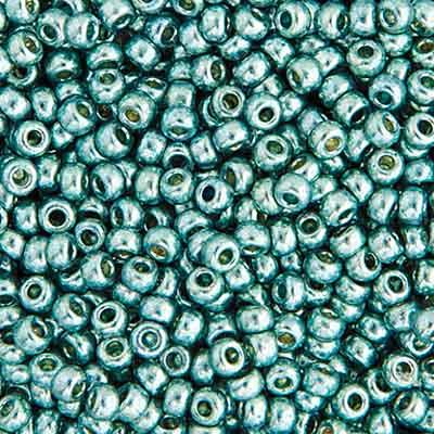 11-4216, Miyuki 22g Duracoat Galvanized Dk Seafoam