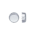 Bezel Cup SS 4mm Serrated