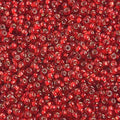 10-01284, Czech 22g Silver Lined Light Red