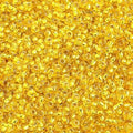 10-01310, Czech 22g Silver Lined Yellow