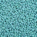 10-02301, Czech 22g Op Matte Turquoise