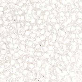 10-42020, Czech 22g Colour Lined White Terra