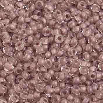 10-42022, Czech 22g Colour Lined Brown Terra