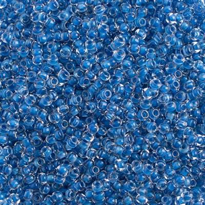 10-42030, Czech 22g Colour Lined Dark Blue Terra - PoCo Inspired