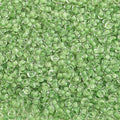 10-42036, Czech 22g Colour Lined Olive Green Terra - PoCo Inspired