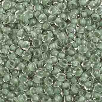 10-42038, Czech 22g Colour Lined Dark Olive Terra - PoCo Inspired
