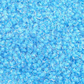 10-42040, Czech 22g Colour Lined Blue Turquoise Terra