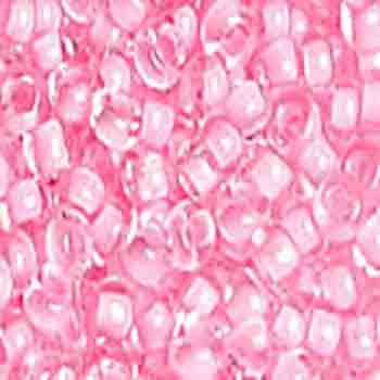10-42045, Czech 22g Colour Lined Pink Terra - PoCo Inspired