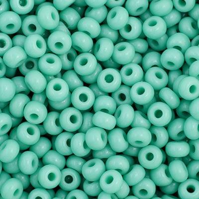 11-34910,  Czech 22g Opaque Turquoise