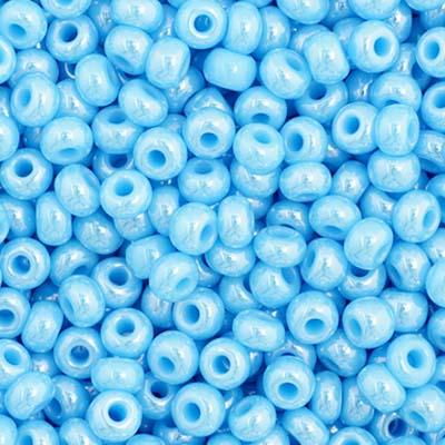 11-68020, Czech 22g Op Light Blue Luster