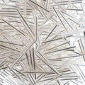 Silver Lined Crystal - Bugle, 30mm 25g